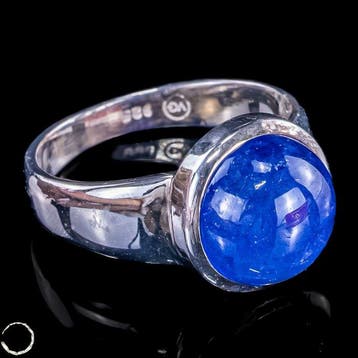 Exclusieve ring met natuurlijke tansaniet – edel gezet in, Collections