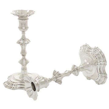 John Cafe - Chandelier (2) - Argent 925 - candélabre âgé de
