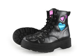 Skechers Laarzen Meisjes in maat 34 Zwart, Verzenden, Jongen of Meisje, Skechers, Laarzen