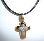 Pendentif - 18 carats Or blanc, Or jaune - 0.58ct. tw.