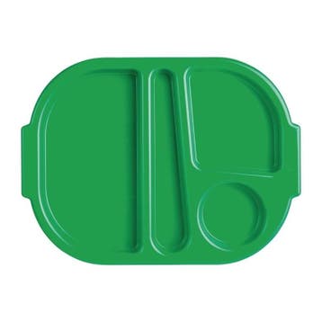 Maaltijdtrays | KRISTALLON | Kunststof | Groen | 10 Stuks |, Verzenden