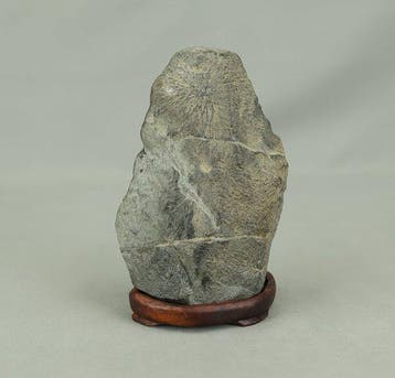 Pierre - Suiseki Stone 0,8 kg avec socle en bois - Période