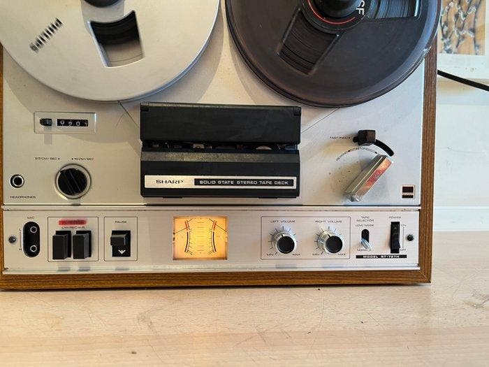 sharp - RT-727H Reel-to-reel deck 18 cm, TV, Hi-fi & Vidéo, Radios