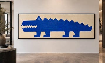 Hamelink - Blue Crocodile Artwork