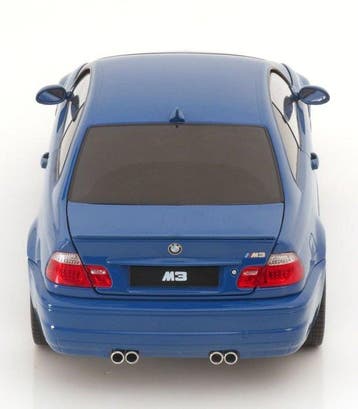 Norev 1:18 - Voiture miniature - BMW E46 M3 – 2000 – Blauw, Nieuw