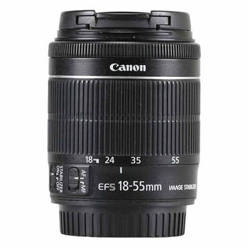 Canon EF-S 18-55mm f/3.5-5.6 IS STM met garantie, Ophalen of Verzenden, Gebruikt