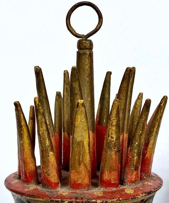 Astamangala - Antiek - Agni, het rituele vuur, kostbaar, Antiek en Kunst, Kunst | Niet-Westerse kunst