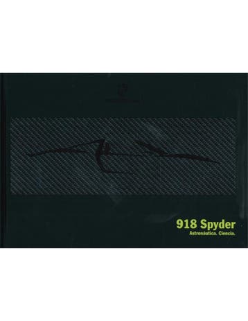 2015 PORSCHE 918 SPYDER HARDCOVER BROCHURE SPAANS, Ophalen of Verzenden, Nieuw