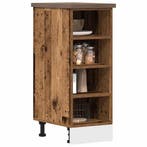 vidaXL Onderkast Riga 30x44,5x81,5 cm bewerkt hout oud, Verzenden, Nieuw