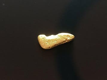 Juweel - Gouden nugget - Yukon Goud nugget - Hoogte: 0.7 mm