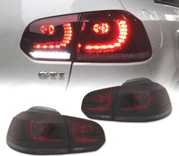 FEUX ARRIÈRE VOLKSWAGEN VW GOLF 6 08-12 LED ROUGE FUMÉ, Autos : Pièces & Accessoires, Éclairage, Verzenden, Neuf