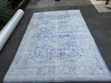 B2B Carpets - Bleu-vert vintage - Tapis - 290 cm - 200 cm, Nieuw