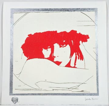 Giosetta Fioroni (1932) - Doppio liberty Rosso