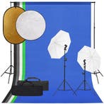 vidaXL Fotostudioset met verlichtingsset, achtergrond en, Verzenden, Nieuw