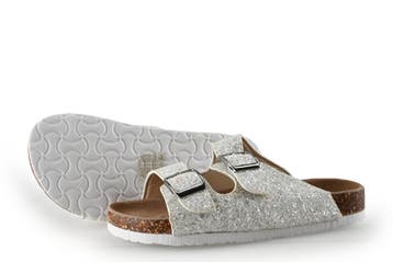 Colors of California Slippers Meisjes in maat 30 Zilver, Verzenden, Schoenen