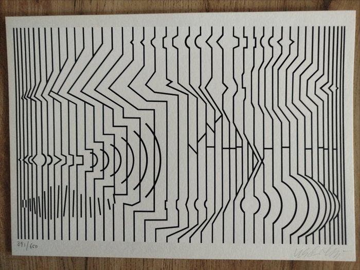 Victor Vasarely (1906-1997) - Naissances, Antiquités & Art, Antiquités | Autres Antiquités