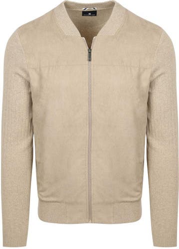State Of Art Vest Zip Bomber Beige maat Maat 52/54 (L) Heren, Verzenden