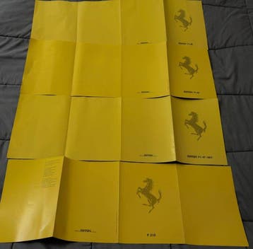 Brochure Car Presentation Ferrari F1 (1986-1987-1996) -, Nieuw