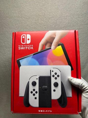 Nintendo - Switch - OLED White - Spelcomputer - In originele, Nieuw