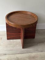 Bijzettafel - Hout, Multiplex, Fineer - Bijzettafel in
