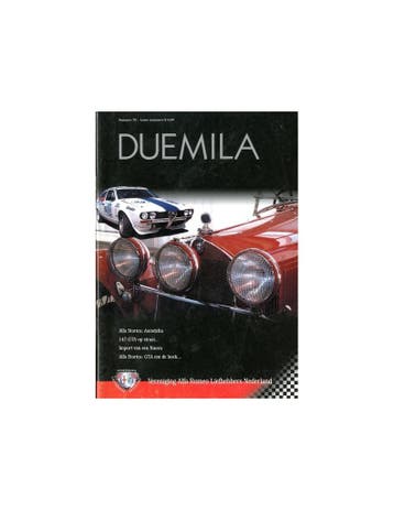 2003 ALFA ROMEO CLUB DUEMILA MAGAZINE 70 NEDERLANDS