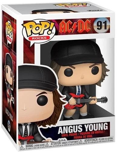 Funko Pop! AC/DC – Angus Young Devil Hat #91, Collections, Jouets miniatures, Envoi