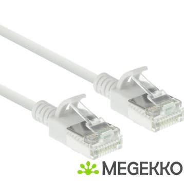 ACT Witte 10 meter LSZH U/FTP CAT6A datacenter slimline, Verzenden, Nieuw
