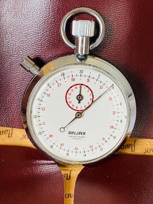 Anjax , mécanique ancre 11 rubis antichoc - 1960-1969, Handtassen en Accessoires, Horloges | Heren