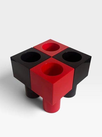 Ton Haas - Vaas (4) - Upside Down vase - Kunststof, Antiquités & Art