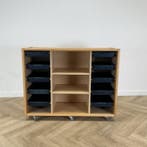 Klassehout verrijdbare schoolkast (hxbxd) 96x120x47 cm,, Huis en Inrichting, Kasten | Overige, Gebruikt