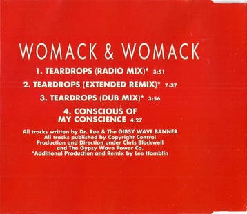 Womack &amp; Womack - Teardrops, Verzenden