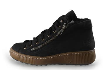 Rieker Veterboots in maat 39 Zwart, Kleding | Dames, Schoenen, Verzenden, Zwart, Overige typen, Zo goed als nieuw