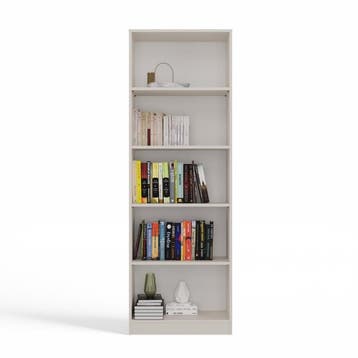 Boekenkast creme 60 cm breed 4 planken (Boekenkasten), Verzenden, Nieuw, 50 tot 100 cm, 150 tot 200 cm