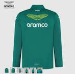 Aston Martin Official AMF1 RP Mens Team 1/4 ZIP XXL Green, Nieuw