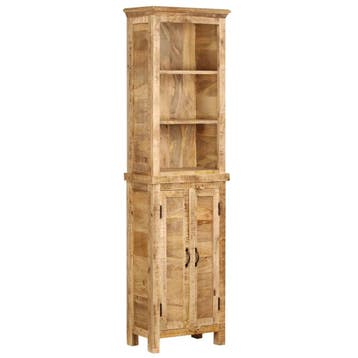 vidaXL Boekenkast 50x30x180 cm massief mangohout, Huis en Inrichting, Verzenden, Nieuw