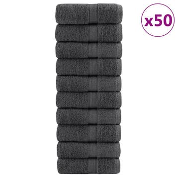 vidaXL Gastendoekjes SOLUND 50 st 600 g/m² 30x50 cm, Verzenden, Nieuw