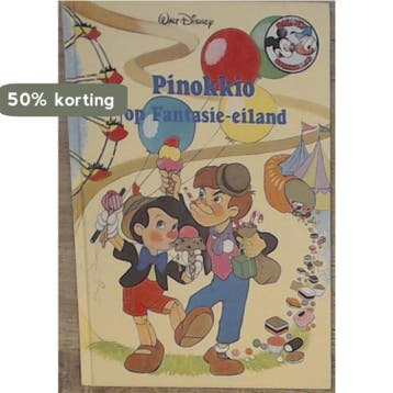 Pinokkio op Fantasie-eiland / Disney Boekenclub / 70 Disney, Verzenden, Disney