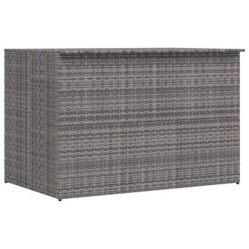 vidaXL Tuinbox 150x100x100 cm poly rattan grijs, Verzenden