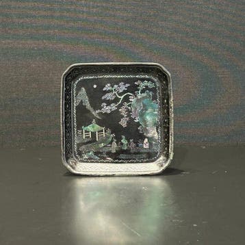 Schotel - Zilver - Kangxi parelmoer schotel