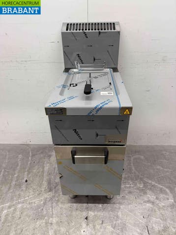 Friteuse MBM en acier inoxydable 14 litres 13 kW GAZ, Articles professionnels, Verzenden