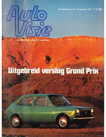 1973 AUTOVISIE MAGAZINE 31 NEDERLANDS, Nieuw