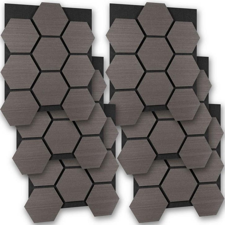 Akoestische panelen Sonic Shield houtlook - eiken grijs, Maison & Meubles, Bureaux, Envoi