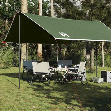 vidaXL Kampeerluifel waterdicht 430x380x210 cm groen, Verzenden