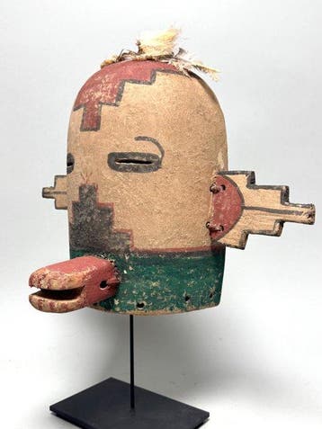 Kachina-dansmasker - Hopi - V.S. (Zonder minimumprijs)