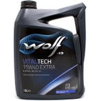 Wolf Vitaltech 15W40 Extra Motorolie 5 Liter, Verzenden