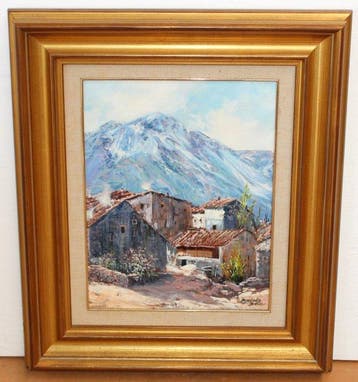 Francisco Bueno Martinez (1933-1989) - Pueblo de montaña