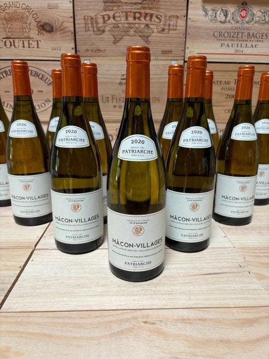 2020 Patriarche Père et fils Macon Village - Bourgogne - 12, Collections, Vins