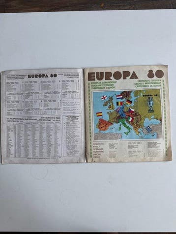 1980 Panini Europa 80 Édition originale - 1 Sticker album -, Verzamelen, Nieuw