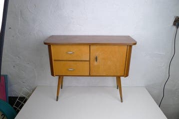 Ladekast - Hout, fineer, spaanplaat - Commode , Rockabilly