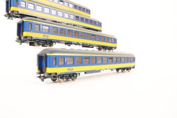 Roco H0 - 44764/44765 - Modeltrein personenwagen (4) - Vier, Hobby & Loisirs créatifs, Trains miniatures | HO